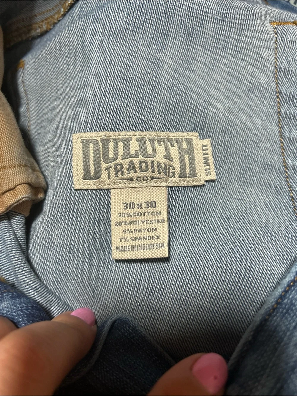 Duluth Trading Co Men’s Indigo Straight Jeans